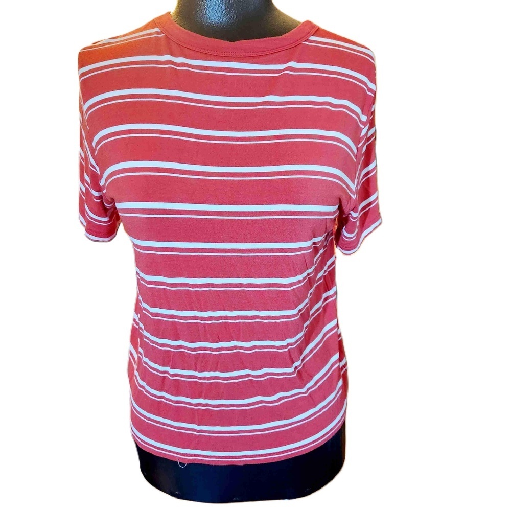 American Eagle Outfitters Striped Short Sleeve T Shirt Size Medium